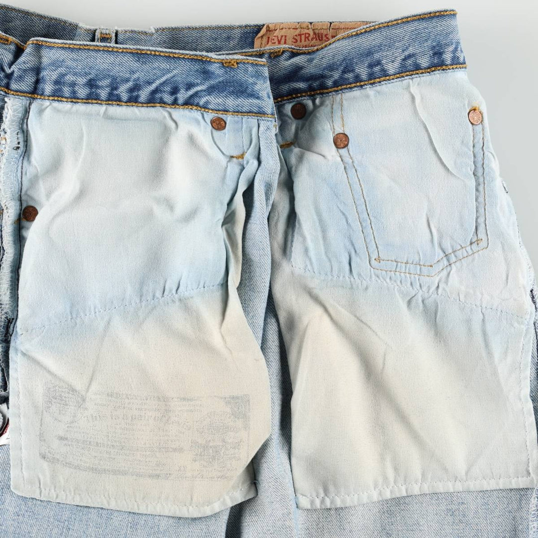 00'S Levi's 501-0134 Straight Denim Pants for Men, Size W34 cotton blue type Vintage Second Hand