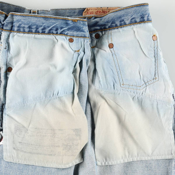 00'S Levi's 501-0134 Straight Denim Pants for Men, Size W34 cotton blue type Vintage Second Hand