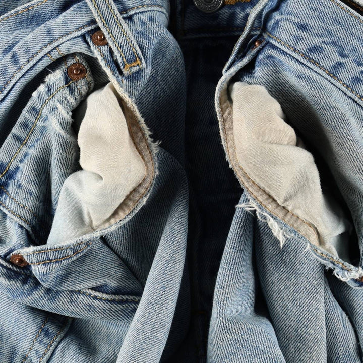 00'S Levi's 501-0134 Straight Denim Pants for Men, Size W34 cotton blue type Vintage Second Hand