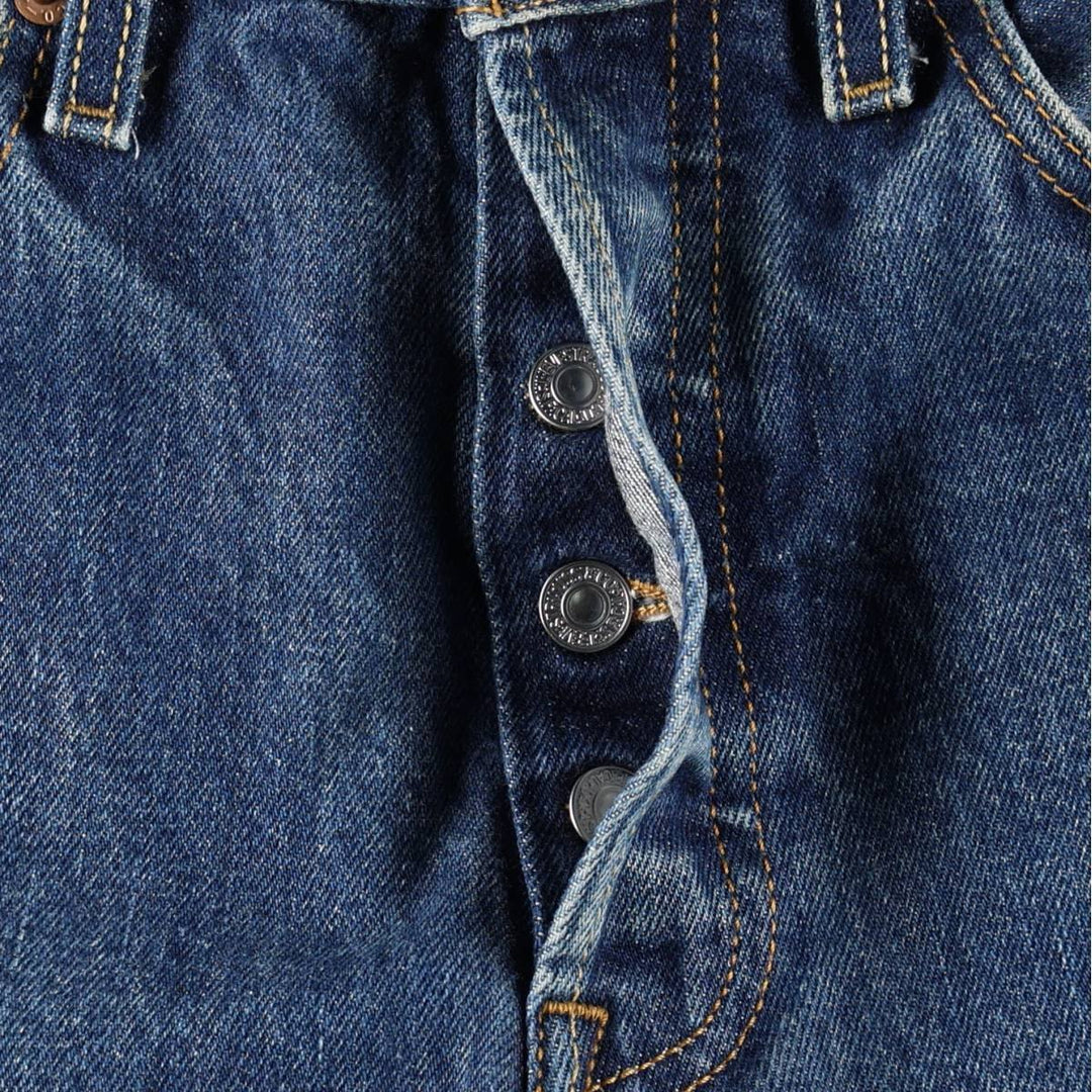 Levi's 501-0115 Straight Denim Pants, Men's Size W31 (approx.) cotton blue type Vintage Second Hand