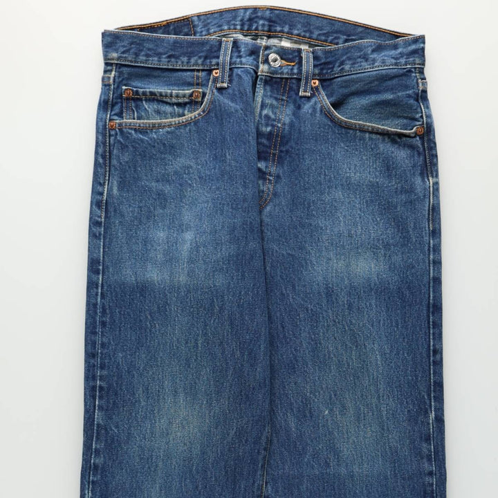 Levi's 501-0115 Straight Denim Pants, Men's Size W31 (approx.) cotton blue type Vintage Second Hand