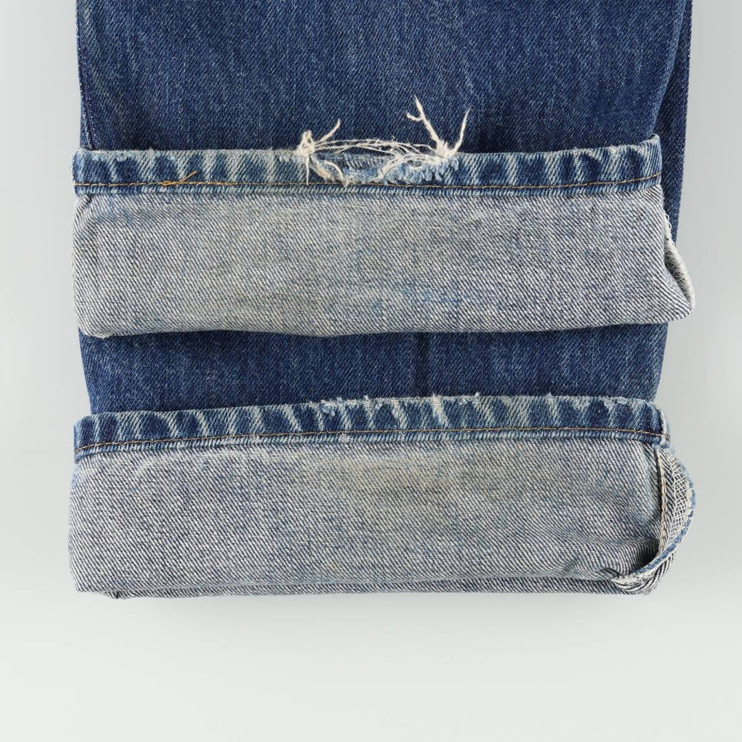 Levi's 501-0115 Straight Denim Pants, Men's Size W31 (approx.) cotton blue type Vintage Second Hand