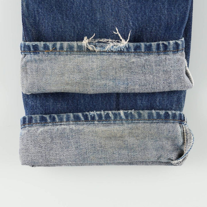 Levi's 501-0115 Straight Denim Pants, Men's Size W31 (approx.) cotton blue type Vintage Second Hand