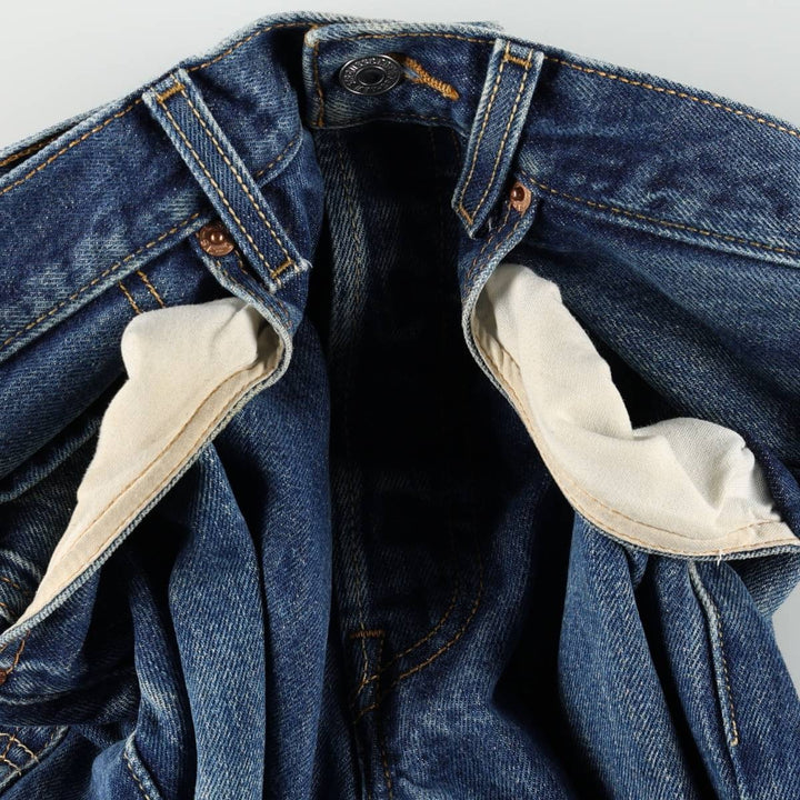 Levi's 501-0115 Straight Denim Pants, Men's Size W31 (approx.) cotton blue type Vintage Second Hand