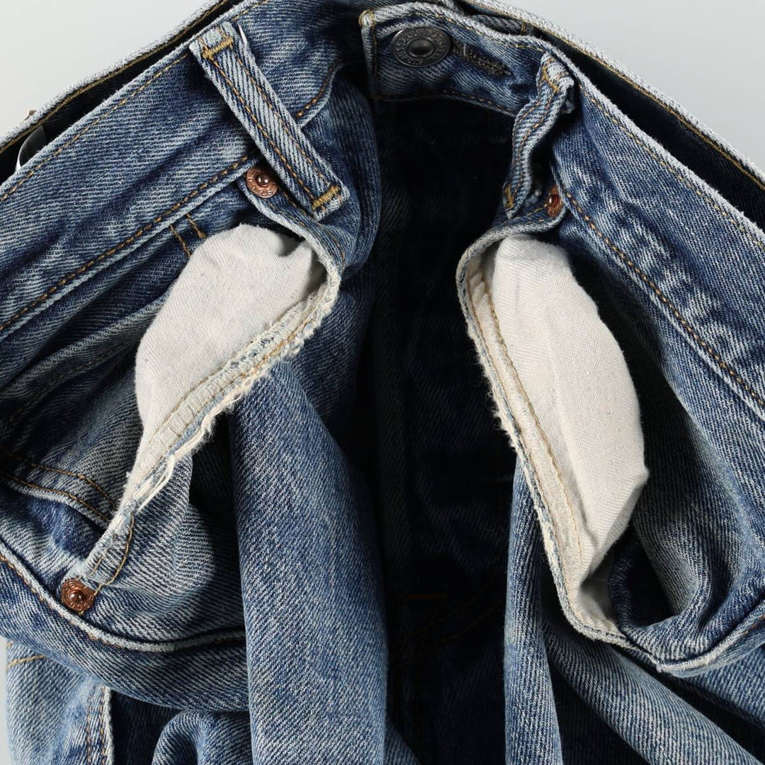 Levi's 501-0115 Straight Denim Pants, Men's W33 (approx.) cotton blue type Vintage Second Hand