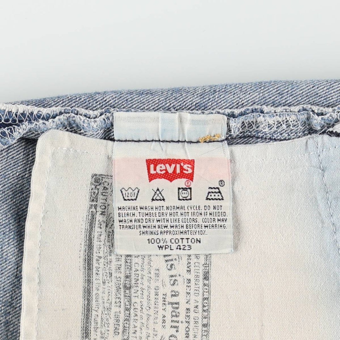 2000'S Levi's 501-0000 Straight Denim Pants, Men's, Size W34 cotton blue type Vintage Second Hand