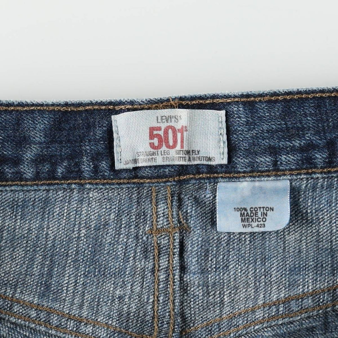 Levi's 501 straight denim pants for men, size W37 cotton blue type Vintage Second Hand