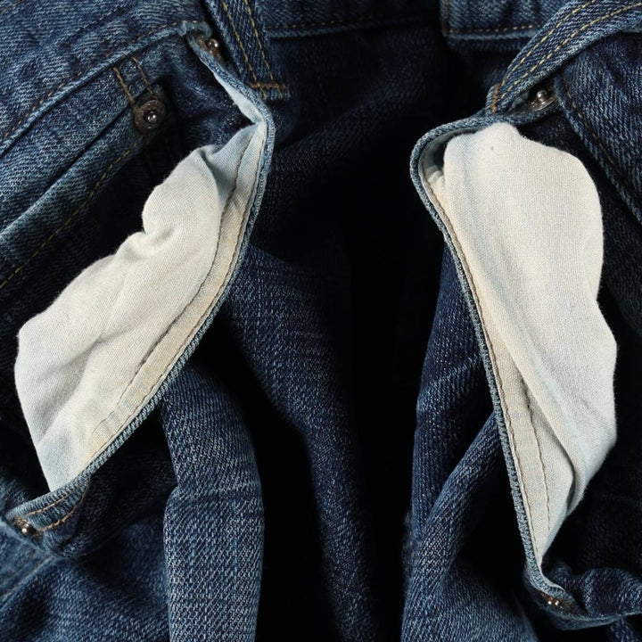 Levi's 501 straight denim pants for men, size W37 cotton blue type Vintage Second Hand