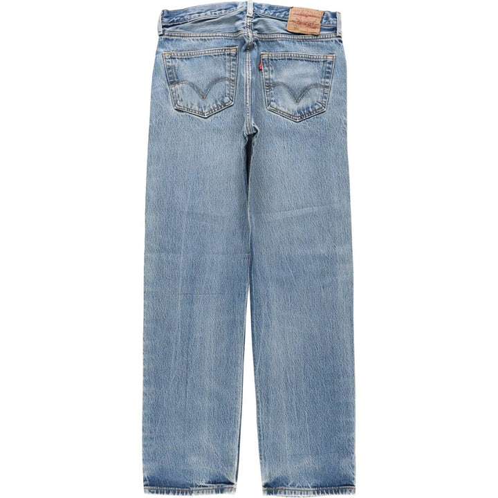 Levi's 501 Straight Leg Button-Fly Denim Pants, Men's, Size W33 cotton blue type Vintage Second Hand