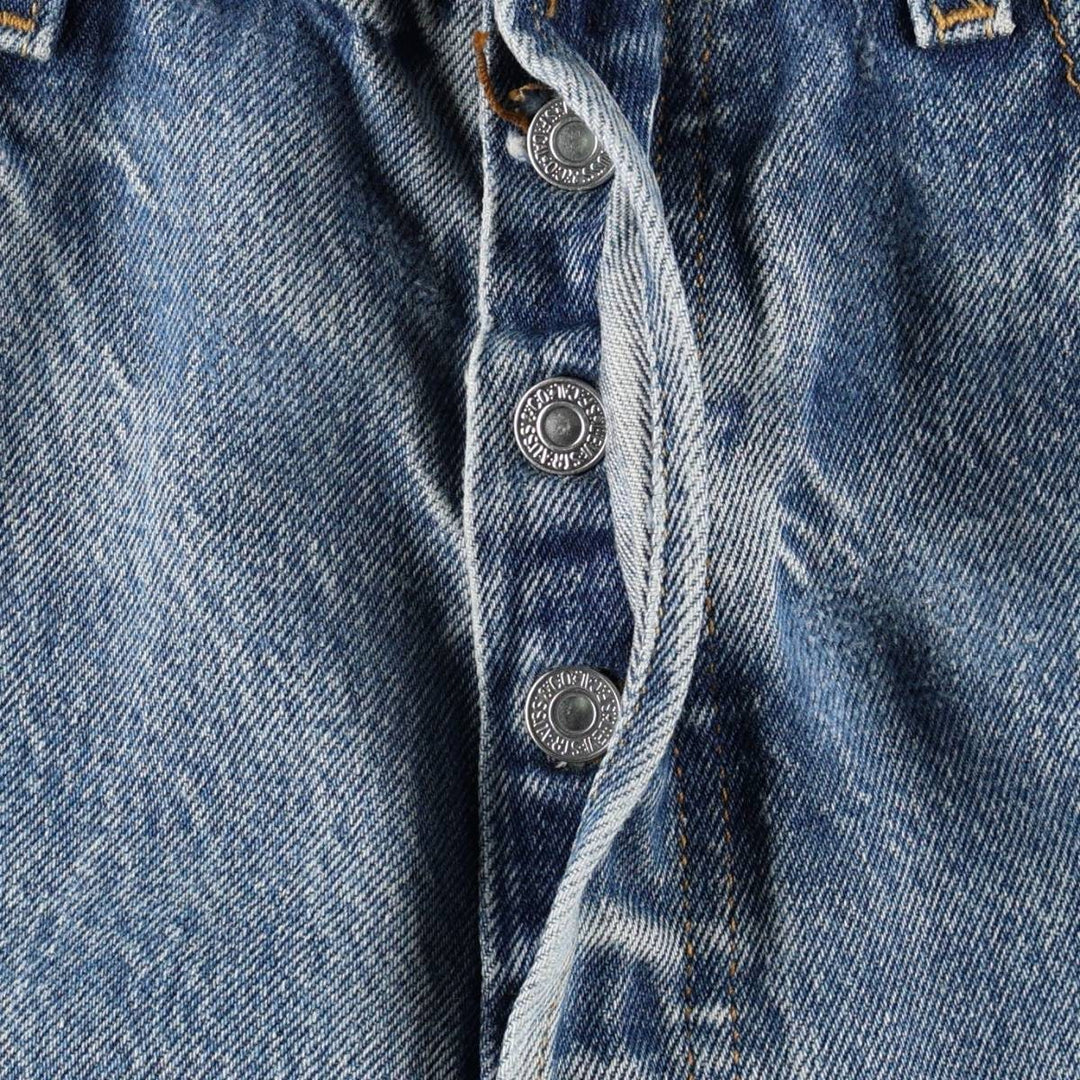 Levi's 501 Straight Leg Button-Fly Denim Pants, Men's, Size W33 cotton blue type Vintage Second Hand