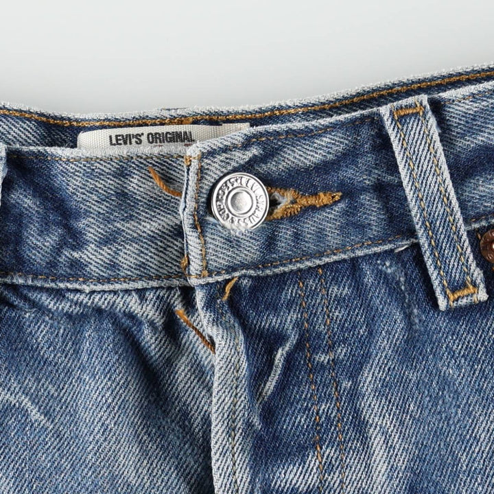 Levi's 501 Straight Leg Button-Fly Denim Pants, Men's, Size W33 cotton blue type Vintage Second Hand
