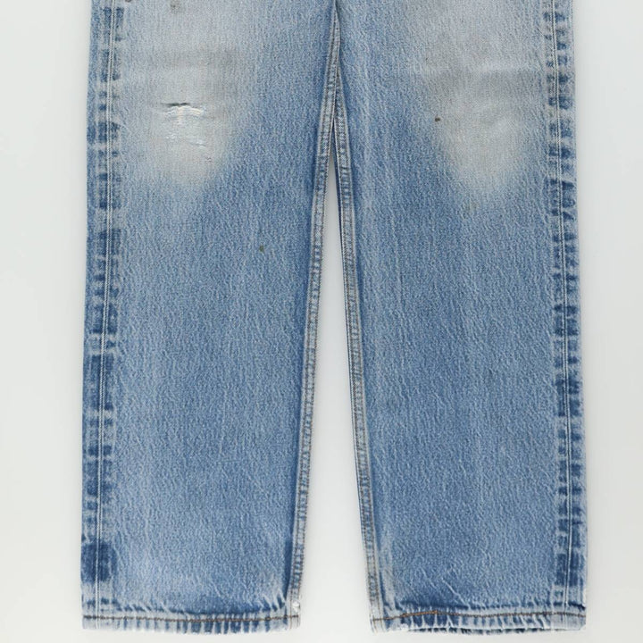 Levi's 501 Straight Leg Button-Fly Denim Pants, Men's, Size W33 cotton blue type Vintage Second Hand
