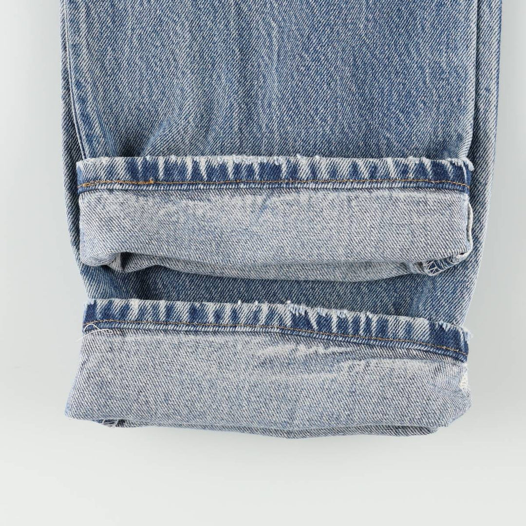 Levi's 501 Straight Leg Button-Fly Denim Pants, Men's, Size W33 cotton blue type Vintage Second Hand