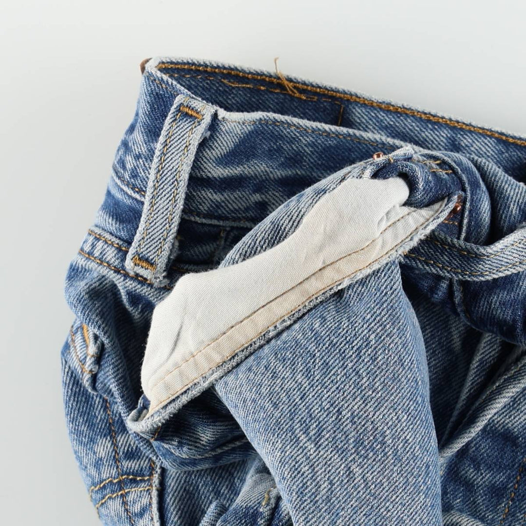 Levi's 501 Straight Leg Button-Fly Denim Pants, Men's, Size W33 cotton blue type Vintage Second Hand