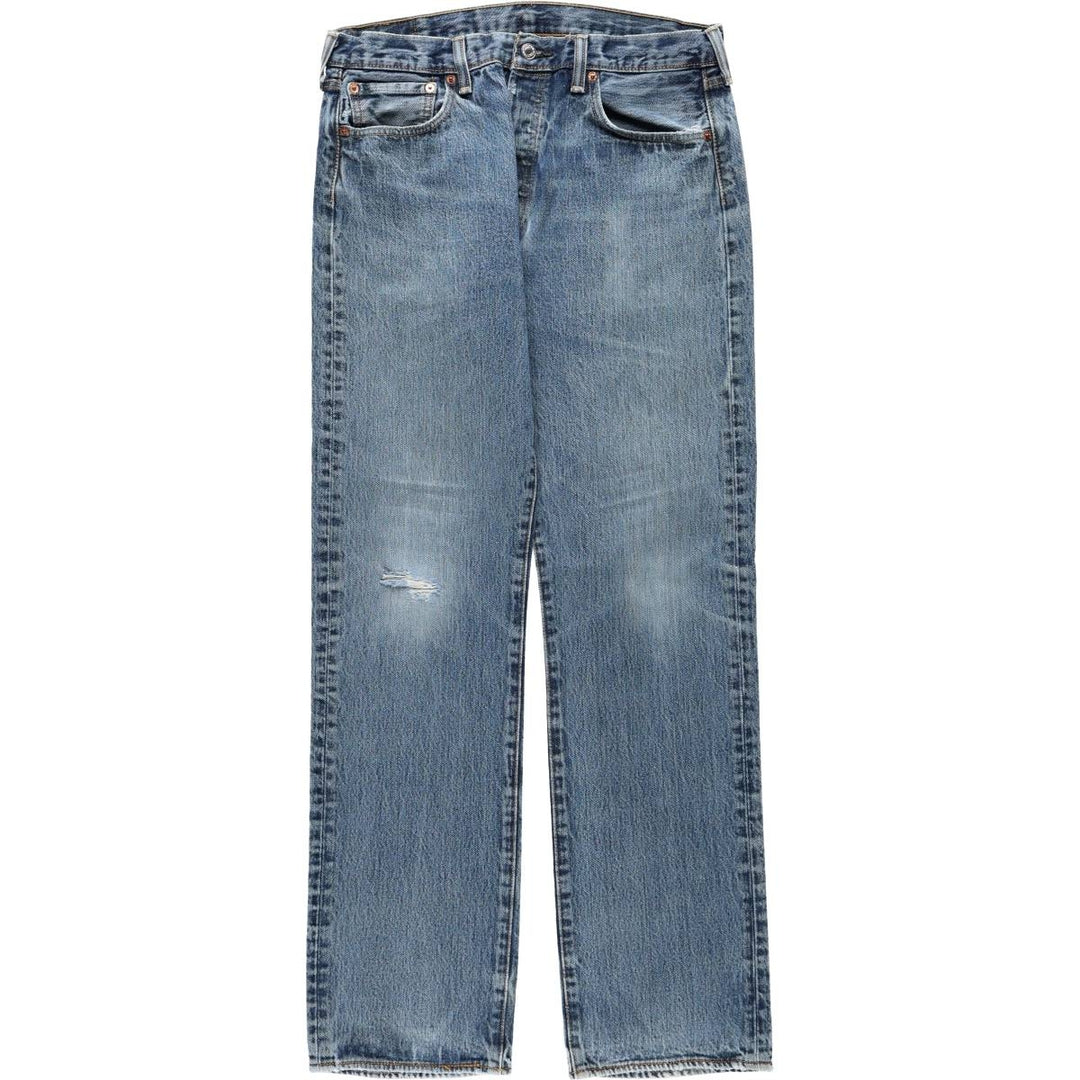 Levi's 501 straight denim pants for men, size W33 unclear blue type Vintage Second Hand