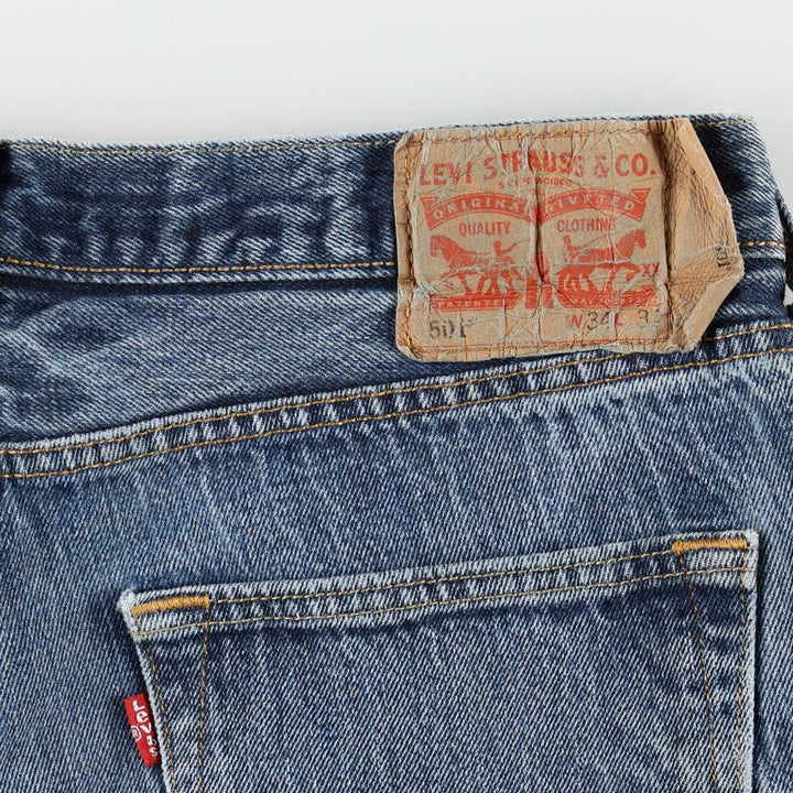 Levi's 501 straight denim pants for men, size W33 unclear blue type Vintage Second Hand