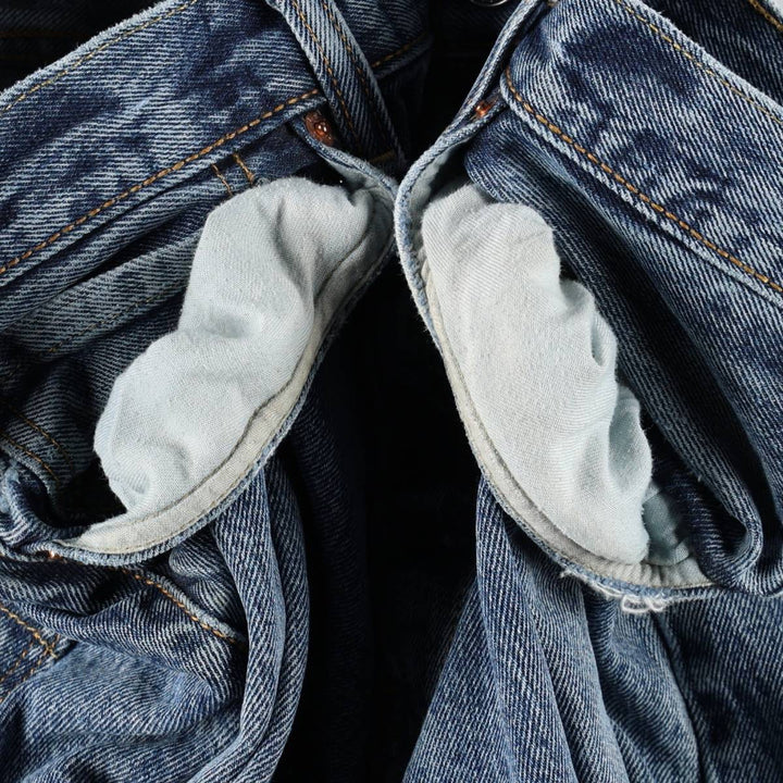 Levi's 501 straight denim pants for men, size W33 unclear blue type Vintage Second Hand