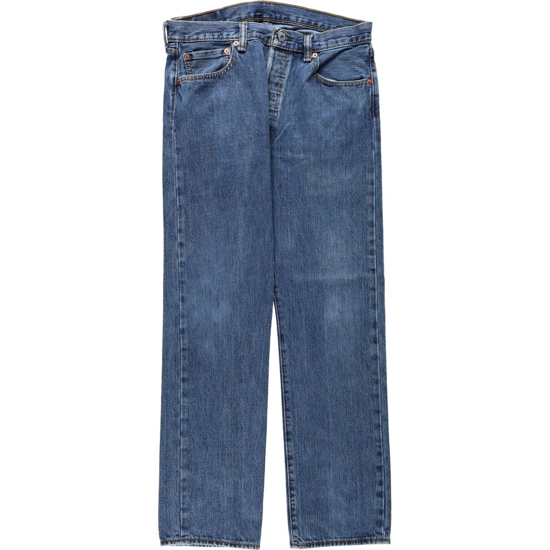 Levi's 501-0194 Straight Denim Pants, Men's W33 (approx.) cotton blue type Vintage Second Hand