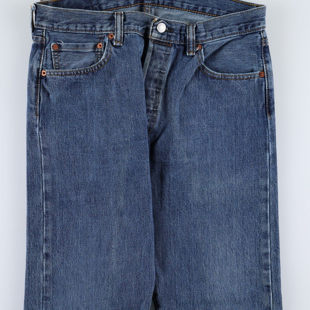 Levi's 501-0194 Straight Denim Pants, Men's W33 (approx.) cotton blue type Vintage Second Hand