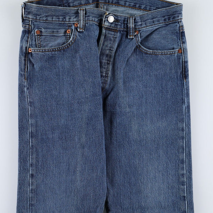 Levi's 501-0194 Straight Denim Pants, Men's W33 (approx.) cotton blue type Vintage Second Hand
