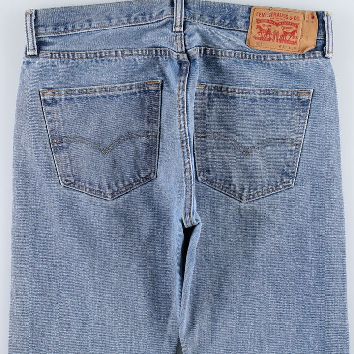 Levi's 501-0193 Men's Straight Denim Pants, Size W35 cotton blue type Vintage Second Hand