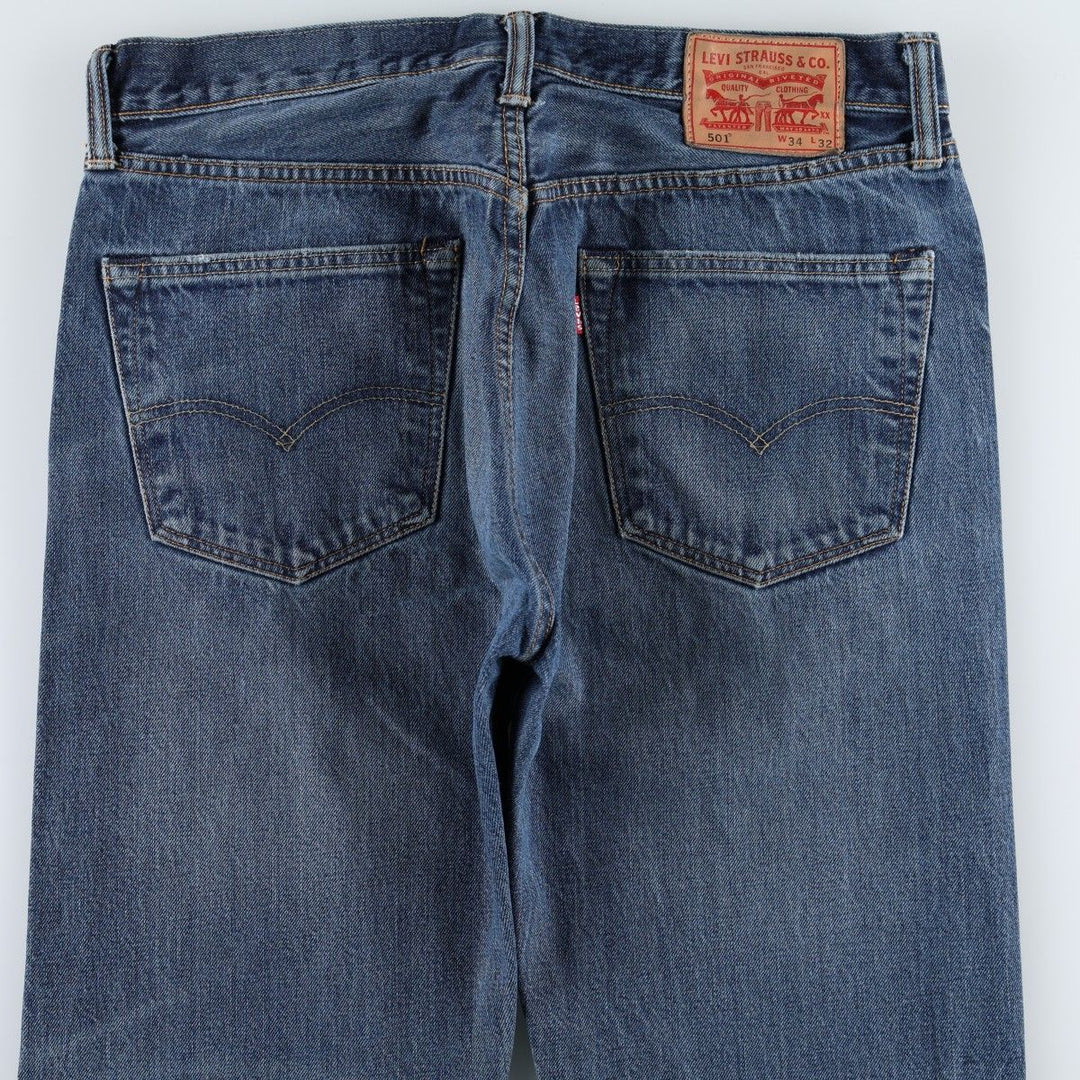 Levi's 501-1311 Straight Denim Pants, Men's Size W34 (approx.) cotton blue type Vintage Second Hand