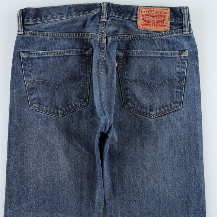 Levi's 501-1311 Straight Denim Pants, Men's Size W34 (approx.) cotton blue type Vintage Second Hand