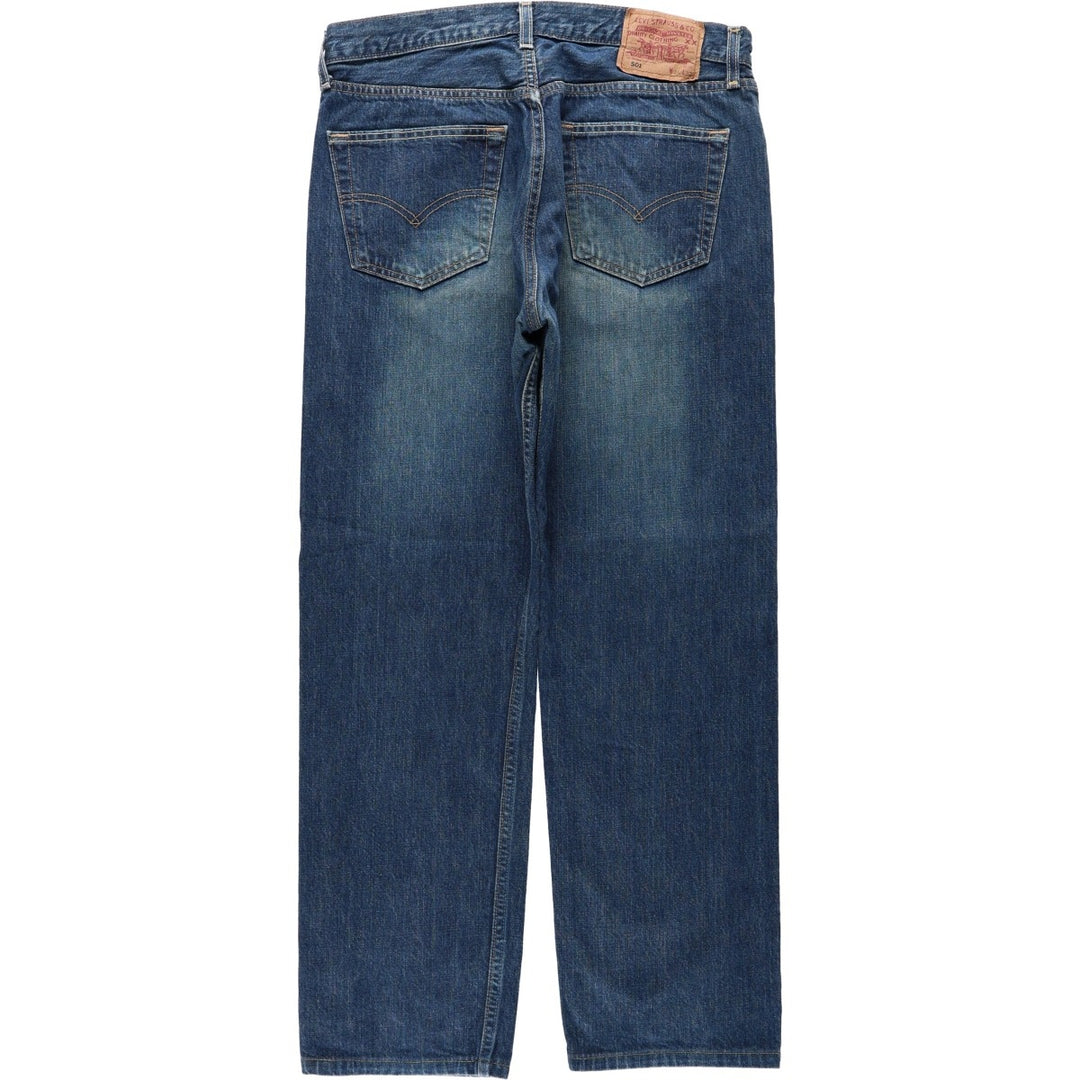 2000'S Levi's 501-0174 Euro Model Straight Denim Pants, Men's Size W34 (approx.) cotton blue type Vintage Second Hand