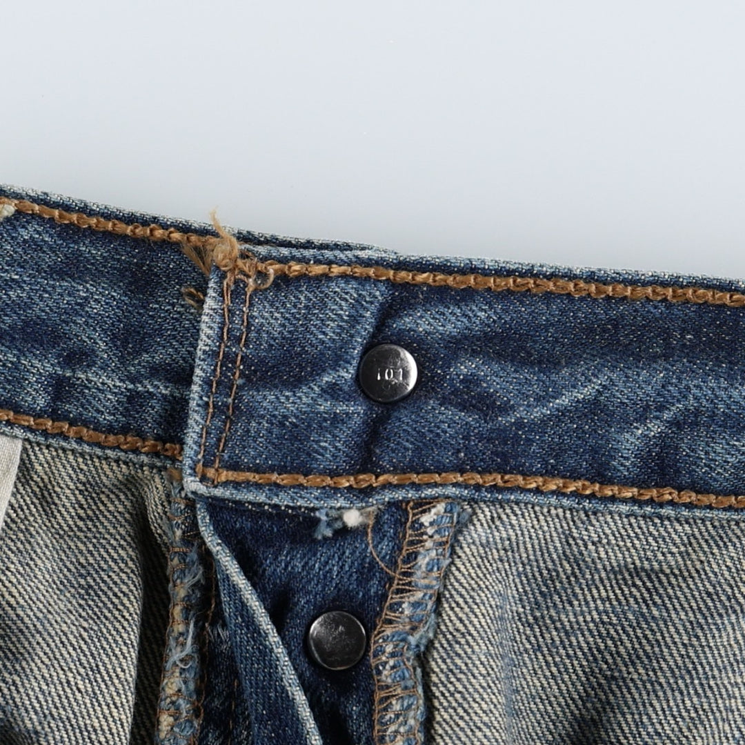 2000'S Levi's 501-0174 Euro Model Straight Denim Pants, Men's Size W34 (approx.) cotton blue type Vintage Second Hand