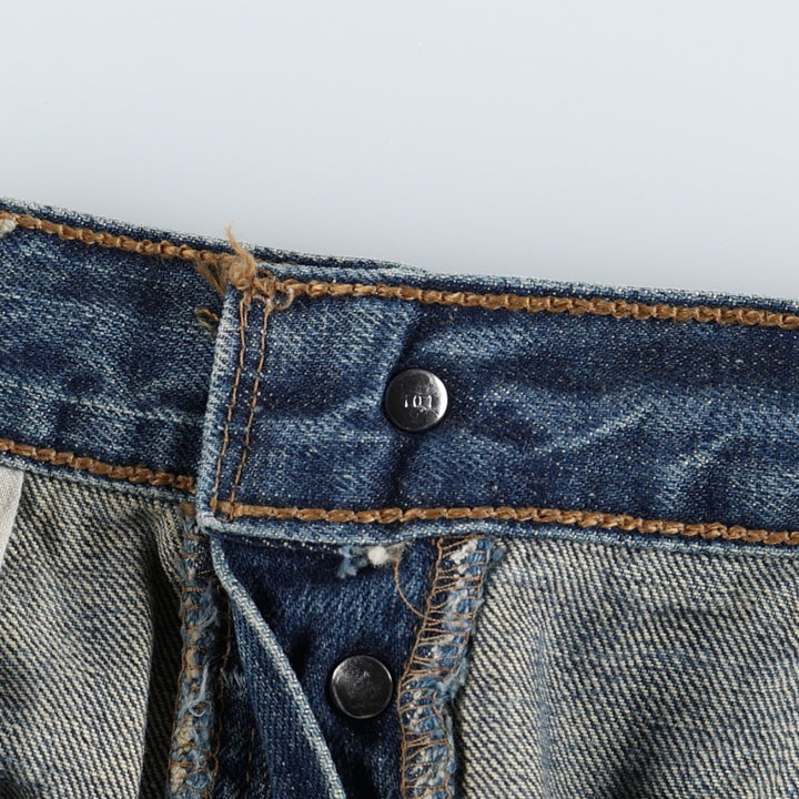 2000'S Levi's 501-0174 Euro Model Straight Denim Pants, Men's Size W34 (approx.) cotton blue type Vintage Second Hand