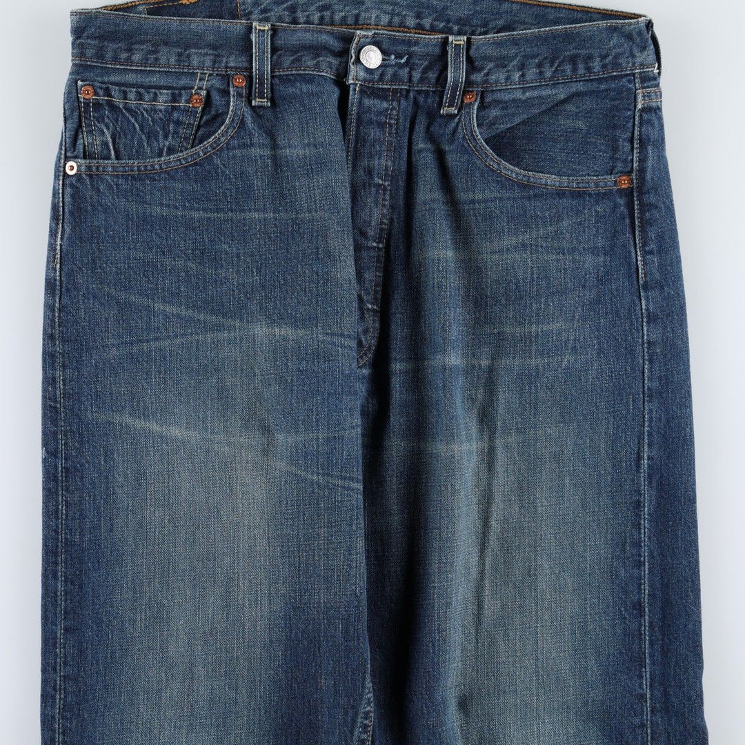 2000'S Levi's 501-0174 Euro Model Straight Denim Pants, Men's Size W34 (approx.) cotton blue type Vintage Second Hand