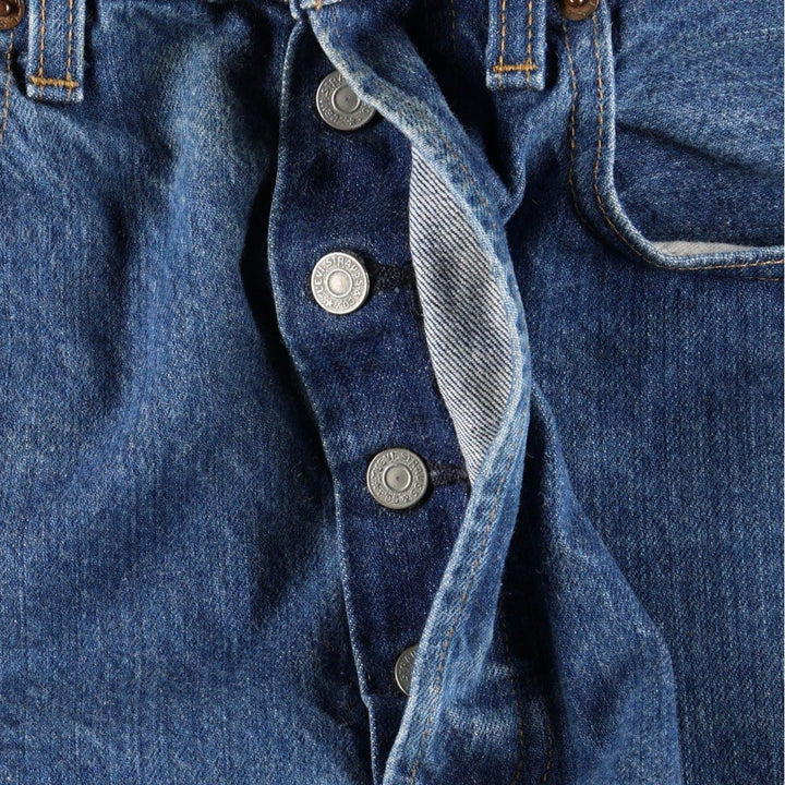 Levi's 501 straight denim pants for men, size W34 cotton blue type Vintage Second Hand
