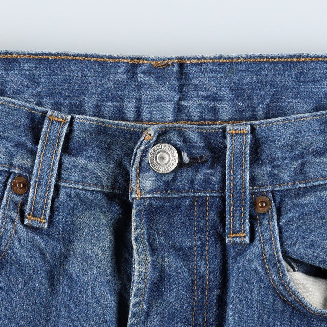 Levi's 501 straight denim pants for men, size W34 cotton blue type Vintage Second Hand