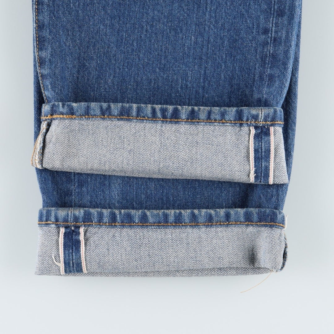Levi's 501 straight denim pants for men, size W34 cotton blue type Vintage Second Hand