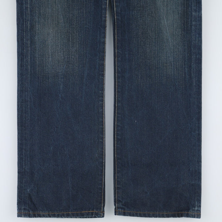 2000'S Levi's 501 Straight Leg Button-Fly Straight Denim Pants, Men's Size W34 (approx.) cotton Navy blue Vintage Second Hand