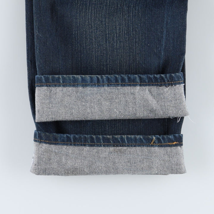 2000'S Levi's 501 Straight Leg Button-Fly Straight Denim Pants, Men's Size W34 (approx.) cotton Navy blue Vintage Second Hand