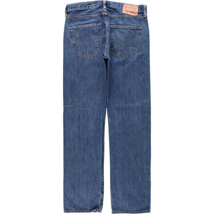 Levi's 501-0114 Straight Denim Pants, Men's W32 (approx.) cotton blue type Vintage Second Hand