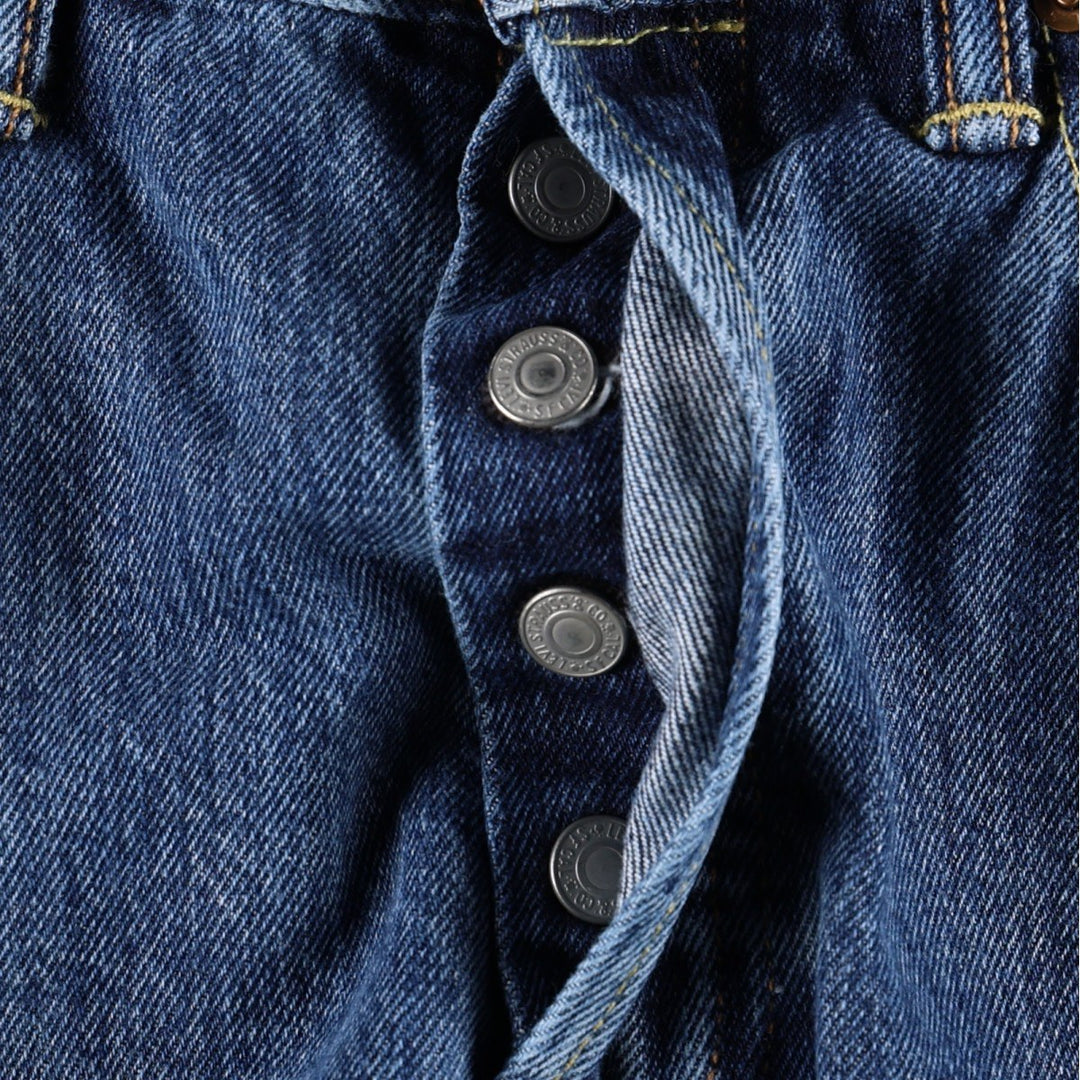 Levi's 501-0114 Straight Denim Pants, Men's W32 (approx.) cotton blue type Vintage Second Hand