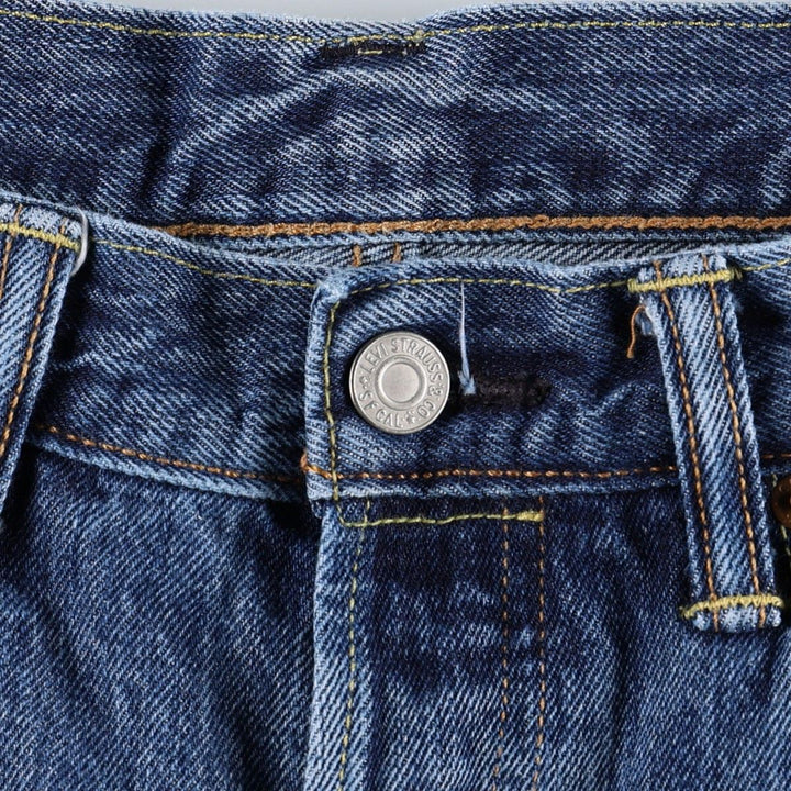 Levi's 501-0114 Straight Denim Pants, Men's W32 (approx.) cotton blue type Vintage Second Hand