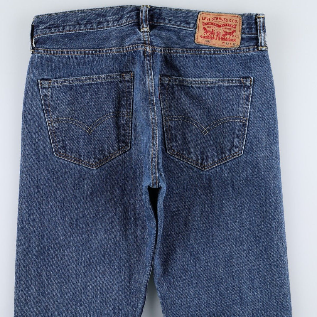 Levi's 501-0114 Straight Denim Pants, Men's W32 (approx.) cotton blue type Vintage Second Hand