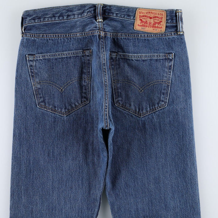 Levi's 501-0114 Straight Denim Pants, Men's W32 (approx.) cotton blue type Vintage Second Hand