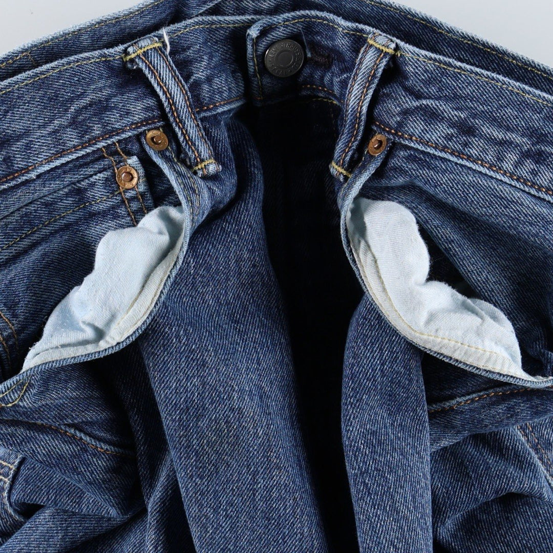 Levi's 501-0114 Straight Denim Pants, Men's W32 (approx.) cotton blue type Vintage Second Hand