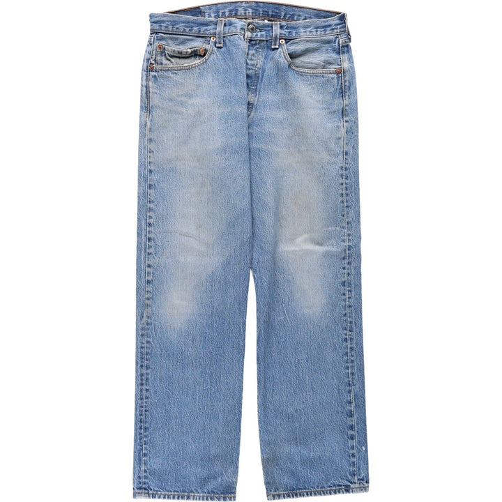 Levi's 501XX Straight Denim Pants, Men's Size W33 (approx.) cotton blue type Vintage Second Hand