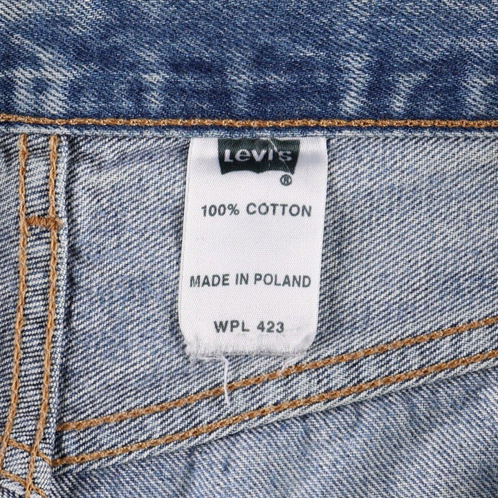 Levi's 501XX Straight Denim Pants, Men's Size W33 (approx.) cotton blue type Vintage Second Hand