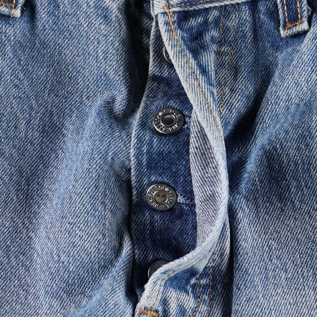 Levi's 501XX Straight Denim Pants, Men's Size W33 (approx.) cotton blue type Vintage Second Hand