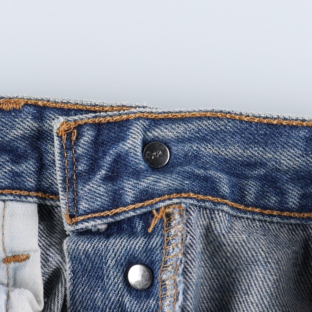Levi's 501XX Straight Denim Pants, Men's Size W33 (approx.) cotton blue type Vintage Second Hand