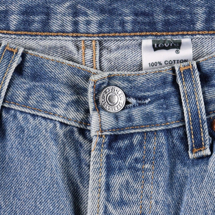 Levi's 501XX Straight Denim Pants, Men's Size W33 (approx.) cotton blue type Vintage Second Hand