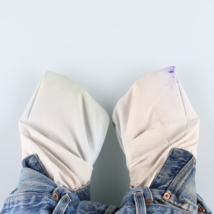 Levi's 501XX Straight Denim Pants, Men's Size W33 (approx.) cotton blue type Vintage Second Hand