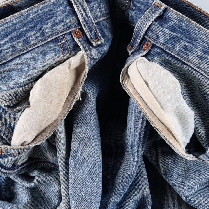 Levi's 501XX Straight Denim Pants, Men's Size W33 (approx.) cotton blue type Vintage Second Hand