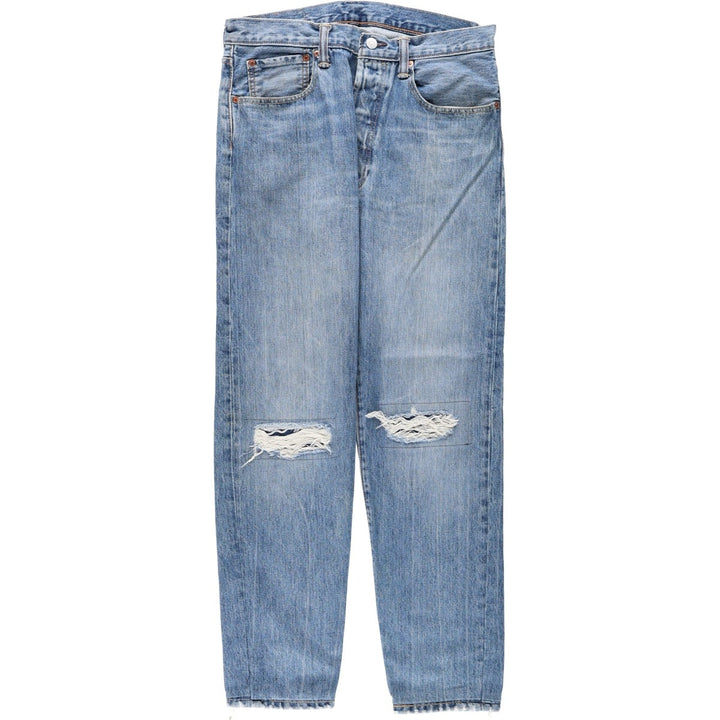 Levi's 501 CT Straight Denim Pants, Men's Size W33 (approx.) cotton blue type Vintage Second Hand
